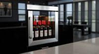 top built in wine refrigerators