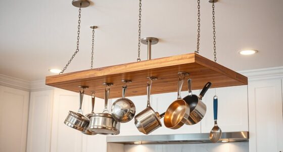 top ceiling pot racks