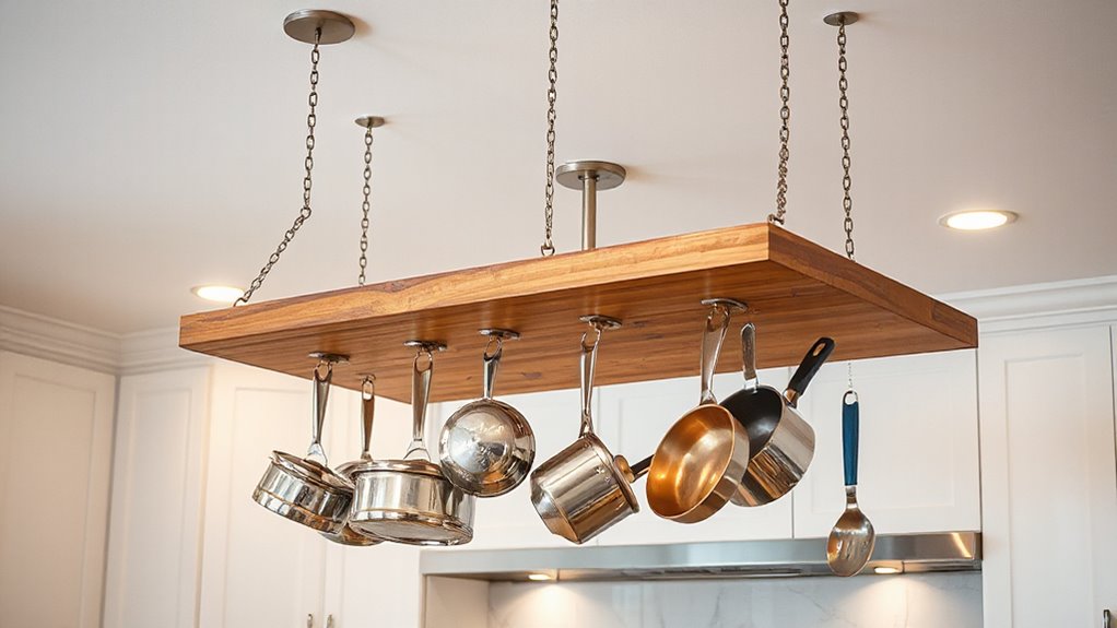 top ceiling pot racks