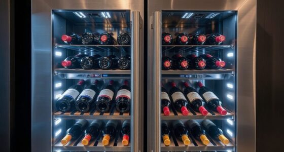 top dual zone wine coolers
