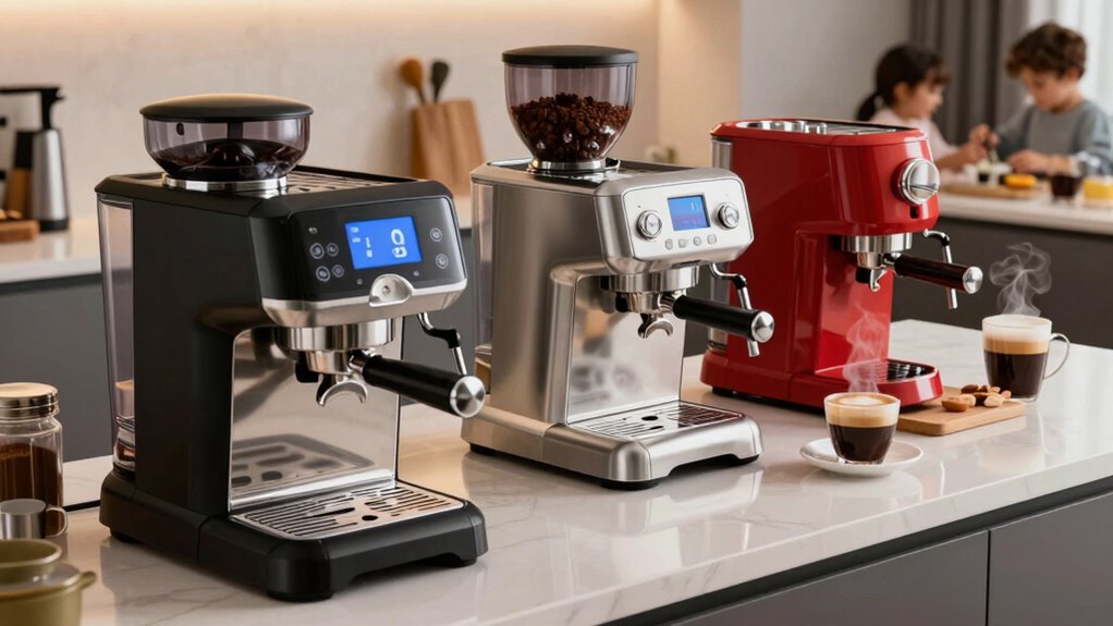 top espresso machines for families