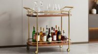 top home bar shelves