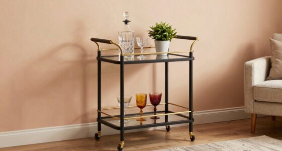 top small apartment bar carts