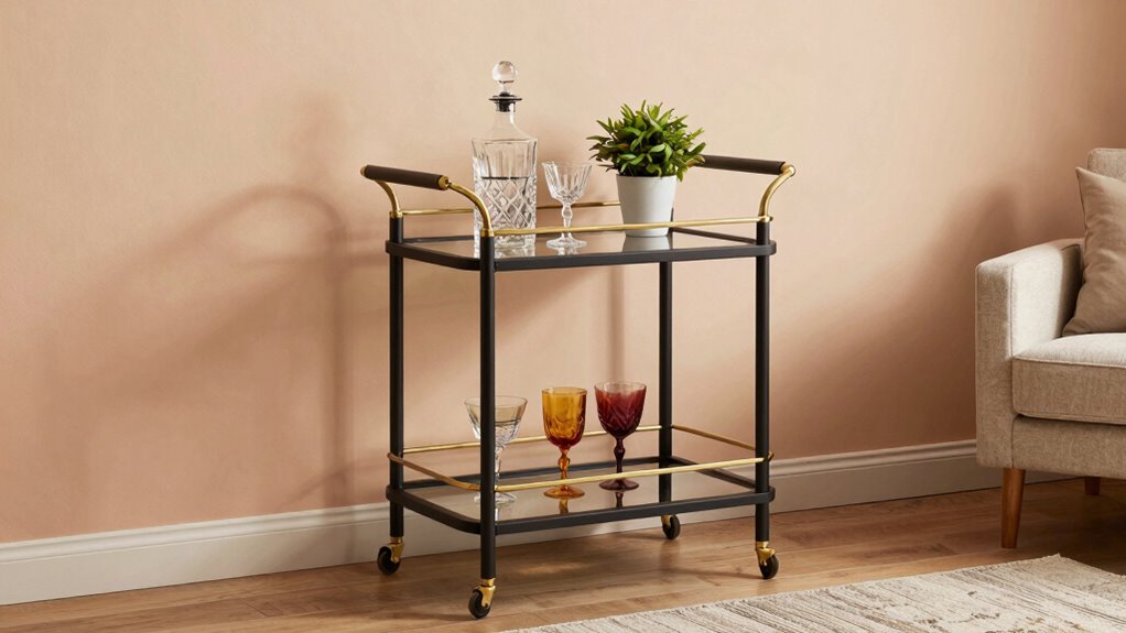 top small apartment bar carts