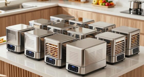 top stainless steel food dehydrators