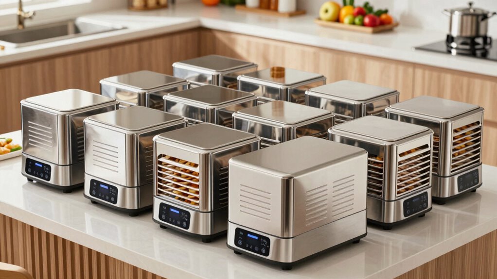 top stainless steel food dehydrators