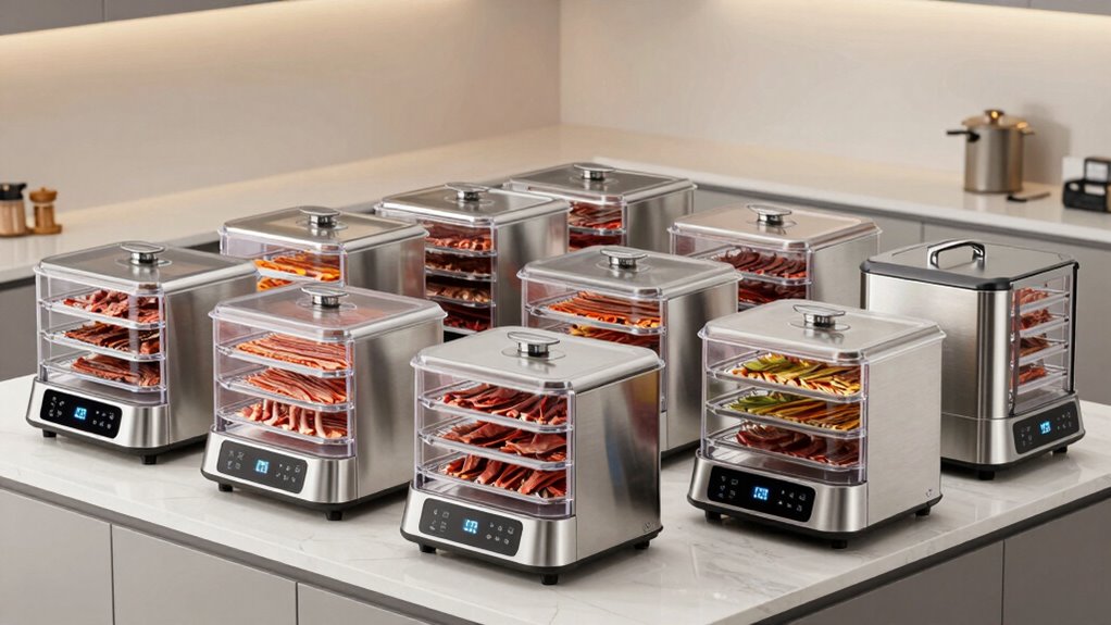 top stainless steel jerky dehydrators