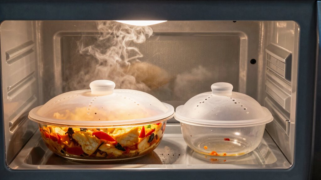 uncovered heating affects moisture