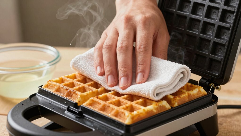 unplug cool wipe loosen