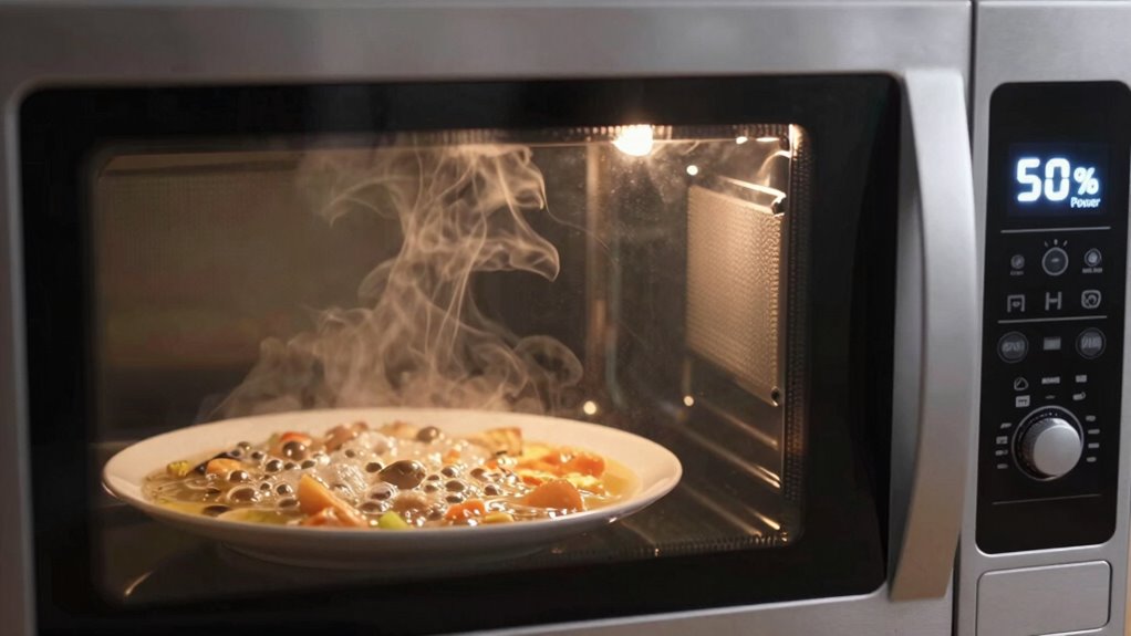 use appropriate reheating power