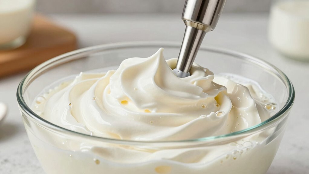 use cold steady whipping