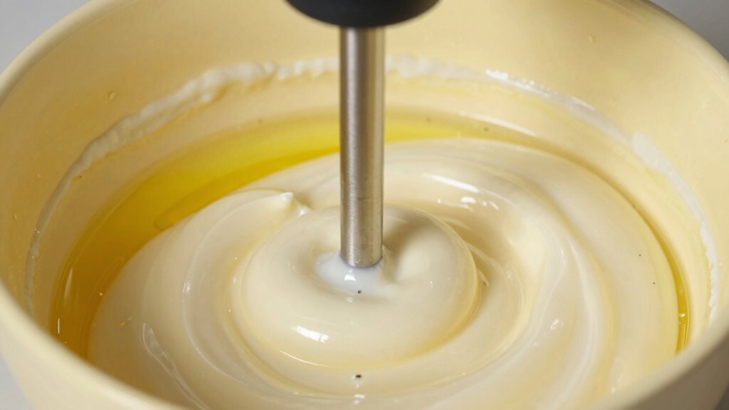 use fresh eggs slowly