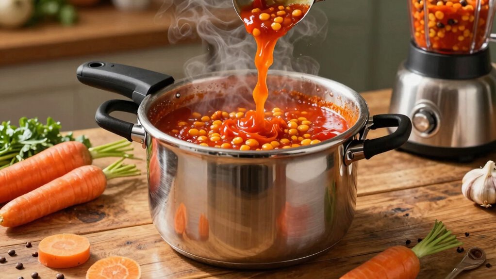 use pureed vegetables legumes