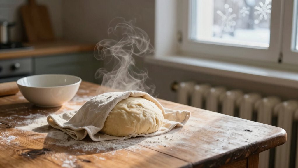 use radiator for proofing