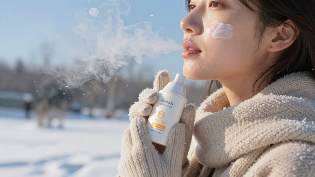 winter sunscreen hydration and spf