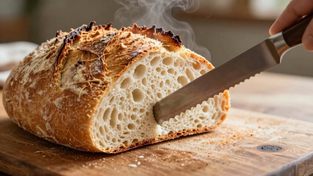 allow bread to cool first