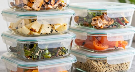 clear meal prep labeling