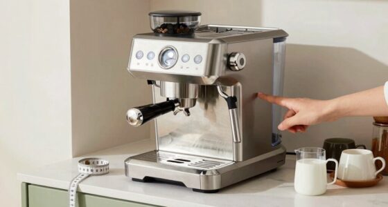 espresso machine size guide