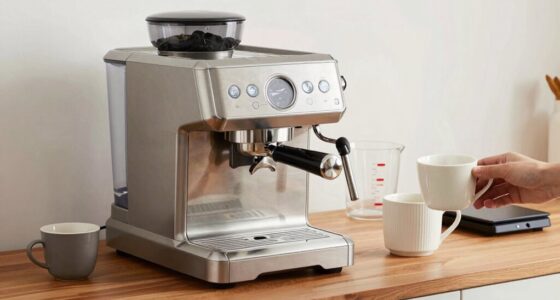 espresso machine size specifications