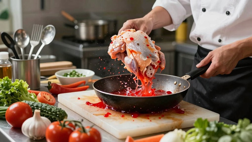 hectic kitchen cross contamination prevention