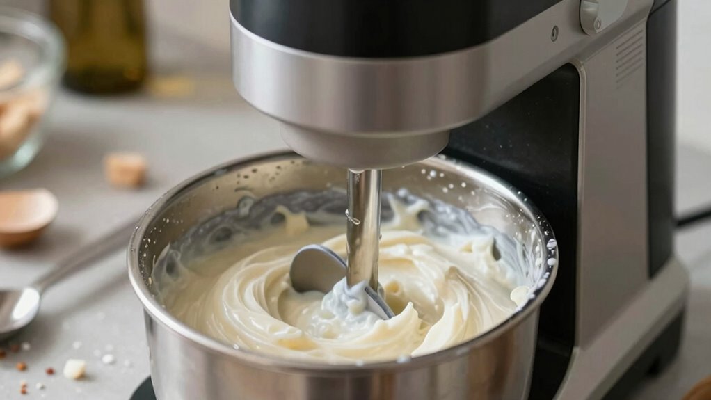 improper initial ice cream preparation