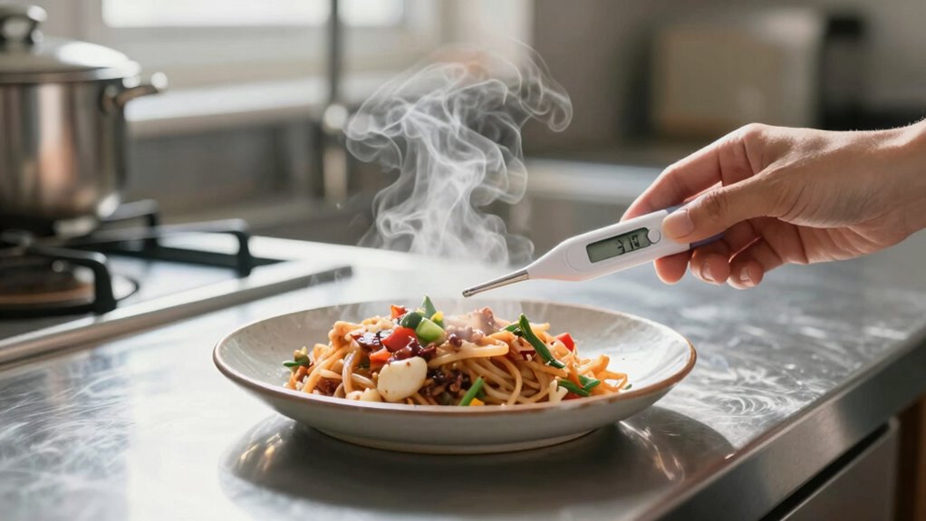 keep hot foods above 140 f