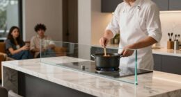 kitchen guest barrier trick