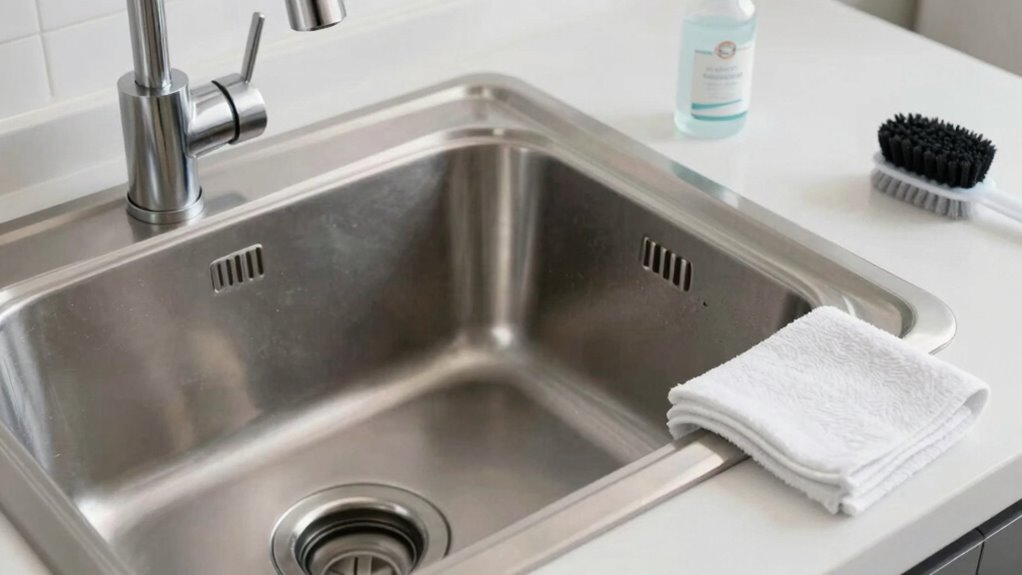 kitchen sink and faucet maintenance