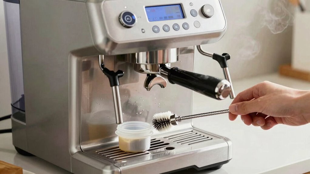 maintain clean espresso machine