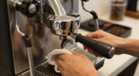 maintain clean espresso machines