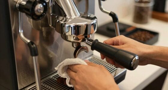 maintain clean espresso machines