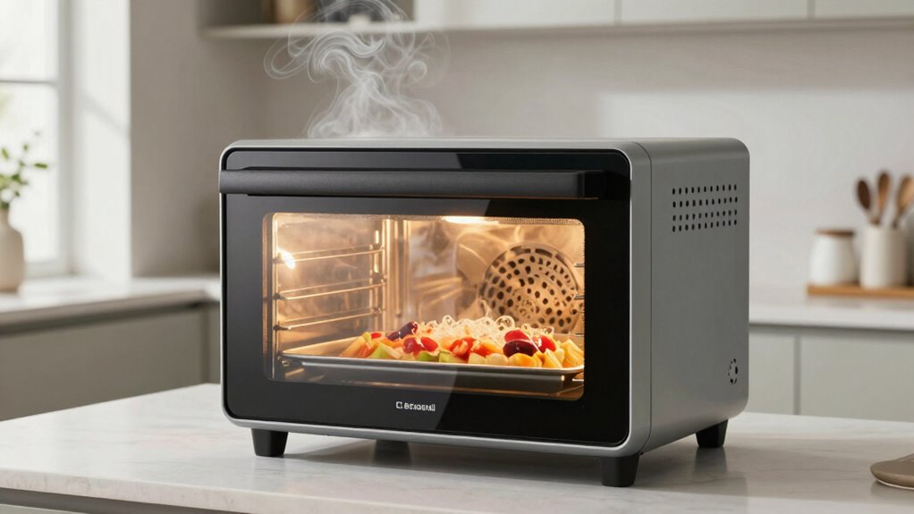 optimized airflow enhances cooking