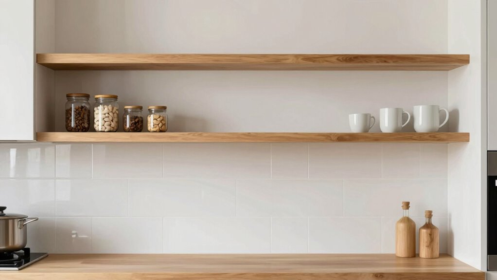 optimized shelf height arrangement