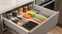 organized drawers improve cooking