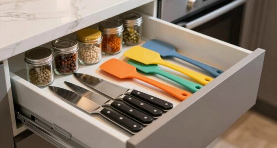 organized drawers improve cooking