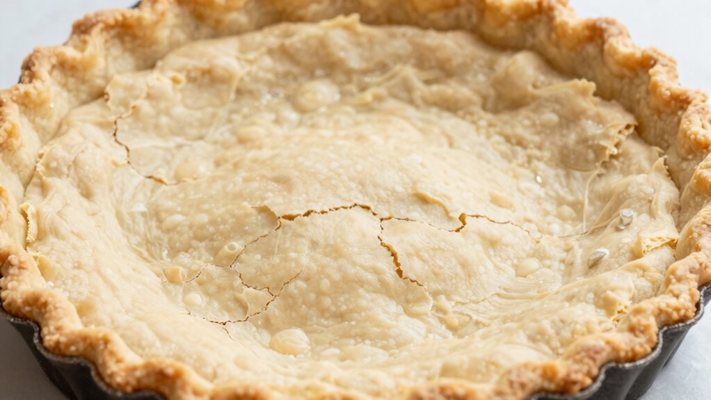 prevent crust shrinkage through careful handling