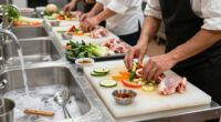 rapid spread during busy cooking