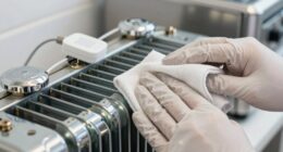 safe cleaning of heating components