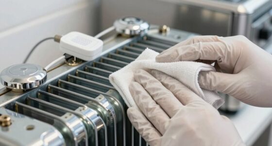 safe cleaning of heating components