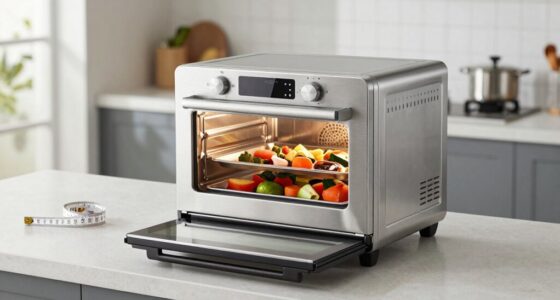 steam oven sizing details