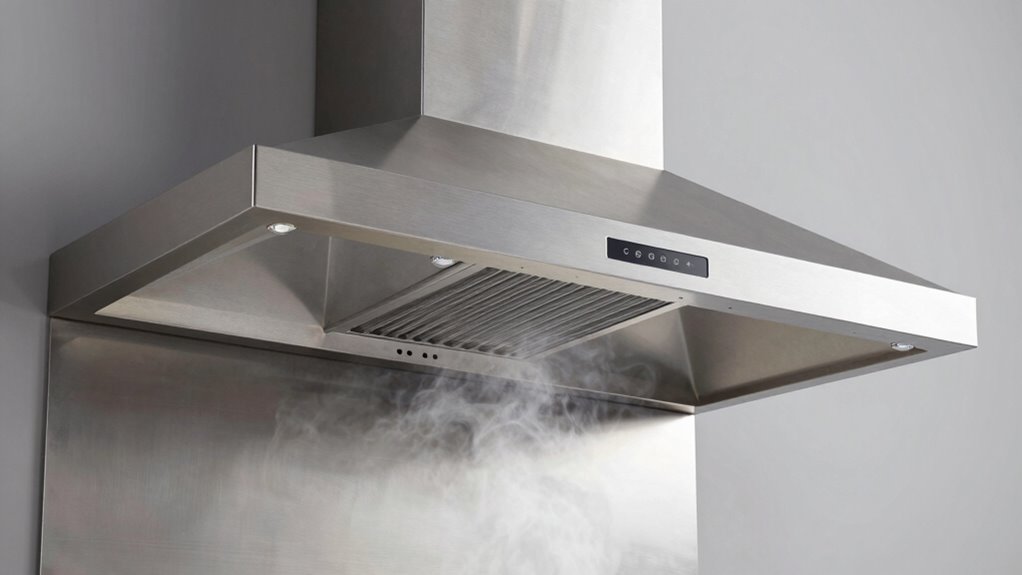stylish efficient kitchen ventilation