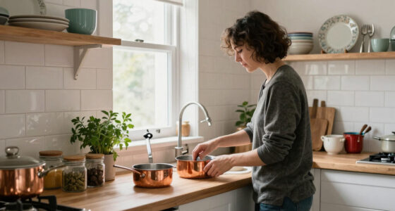 A Tiny 10-Square-Foot Kitchen Got a Parisian-Inspired Makeover for $300