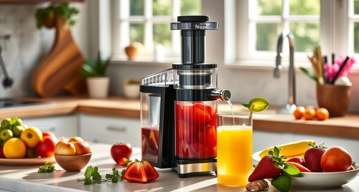 Fresh Summer Juices with the Ninja NeverClog Cold Press Juicer