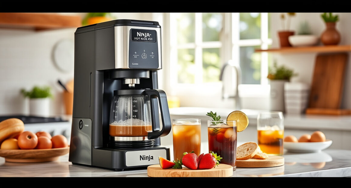Cool Summer Iced Coffee with Ninja Hot & Iced XL Coffee Maker