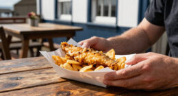 Real Authentic British Fish And Chips 🇬🇧
