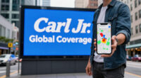 Carl Jr Surges In Global Coverage