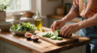 Insalata Di Cetrioli Misti E Fichi