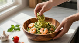 Pasta Fredda Al Pesto E Gamberi