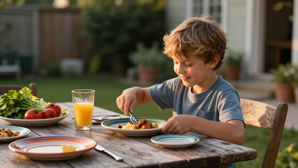 Boy Dinner