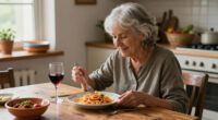 Centenarian Tullia Of Busto Arsizio Drinks Wine At Lunch